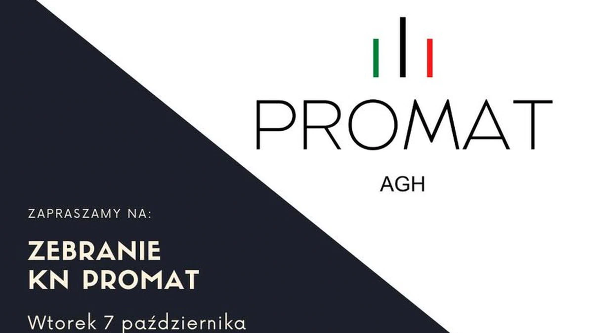 📢 Zebranie Koła Naukowego PROMAT